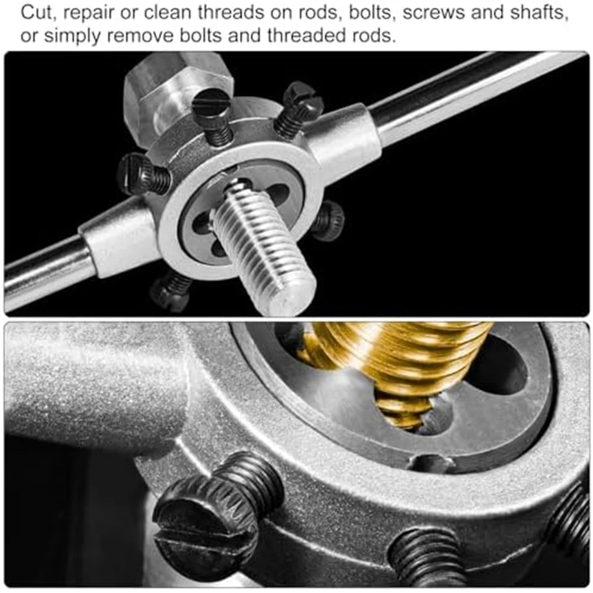 

Die Handle Wrench for Metric M30-M36/1-1/16 inch-1-7/16 inch(UNC/UNF) 65mm OD Round Dies,65mm x 25mm Threaded Die Holder jasmine
