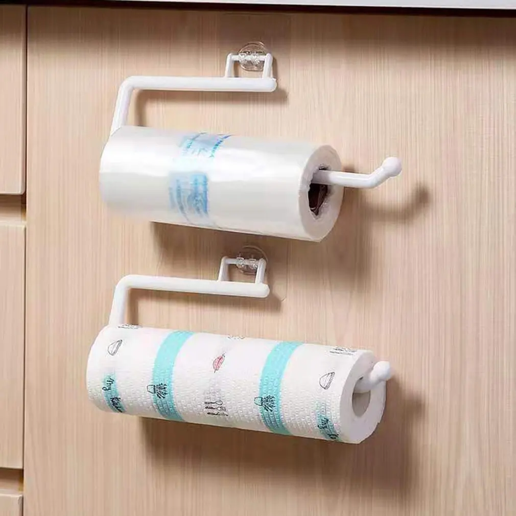 Kitchen Bathroom Toilet Paper Holder Tissue Storage Organizers Racks Roll Paper Holder Hanging Towel Stand Home Decoration