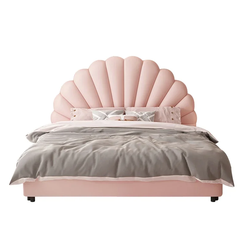 

Bedroom Frame Bed Baby Children Double Luxury Modern Bed Massage Castle Girls Design Beauty Princess Wood Cama Salon Furniture