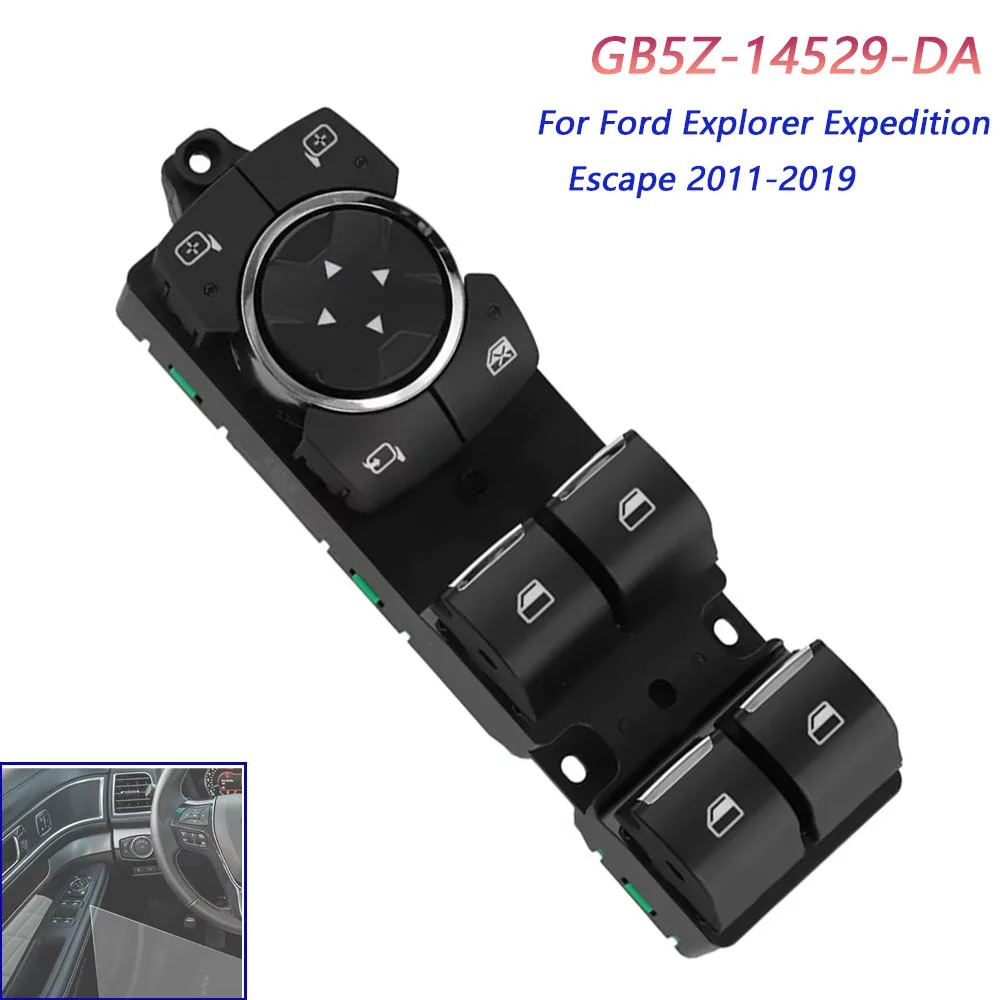 

For Ford Explorer Expedition Escape 2011-2019 Power Master Door Lock Window Lifter Switch GB5Z-14529-DA GB5Z14529DA