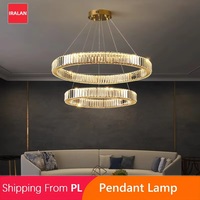 Nordic Ceiling Lamp Luxury Crystal Ceiling Light Fixtures Remote Control Three-color Light Home Lighting Lamp Dining Table Light