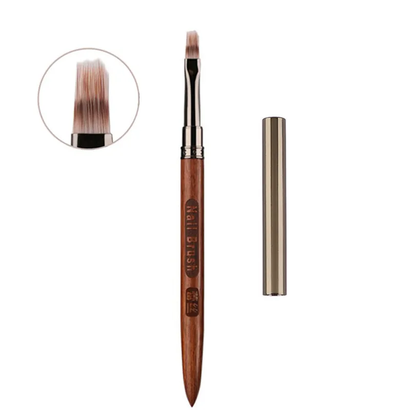 

1Pc Nail Ombre Brush Nail Art Painting Pen Brush UV Gel Polish Gradient Color Acrylic Nail Drawing Pen
