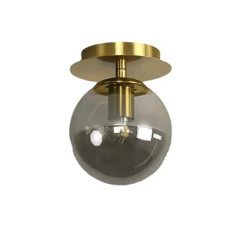 

E27 LED Ceiling Light Modern Glass Lamp Dimmable Luxury Lighting For Restaurant Cafe Aisle Corridor Balcony Bedroom Living Room