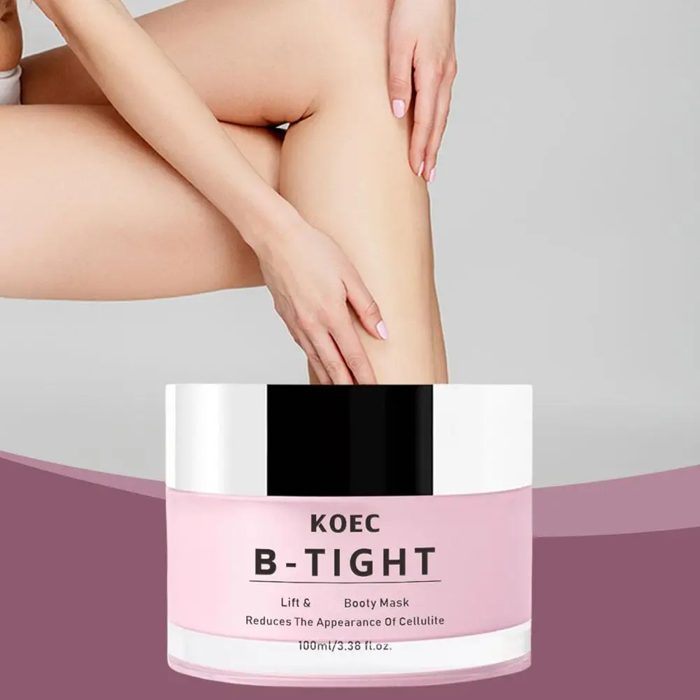 

KOEC B-Tight Bum Mask Pink Body Moisturizing Cream Hyaluronic Acid Body Cream Firming Firmness Reduce Cellulite Appearance