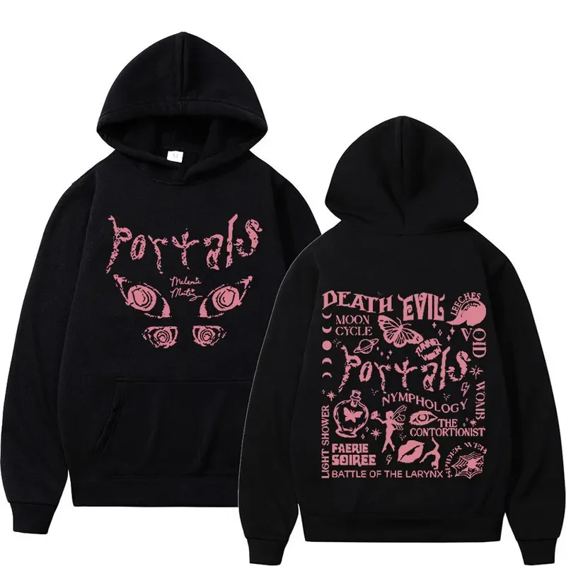 Singer Melanie Martinez Portals Hoodie Male Casual Oversized Pullovers Sweatshirts Men Women Harajuku Vintage Hoodies Streetwear