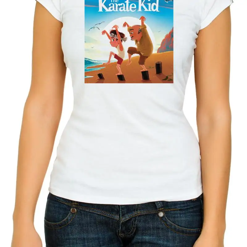 

The Karate Kid Movie cover White Women's 3 4 T Shirt K1037