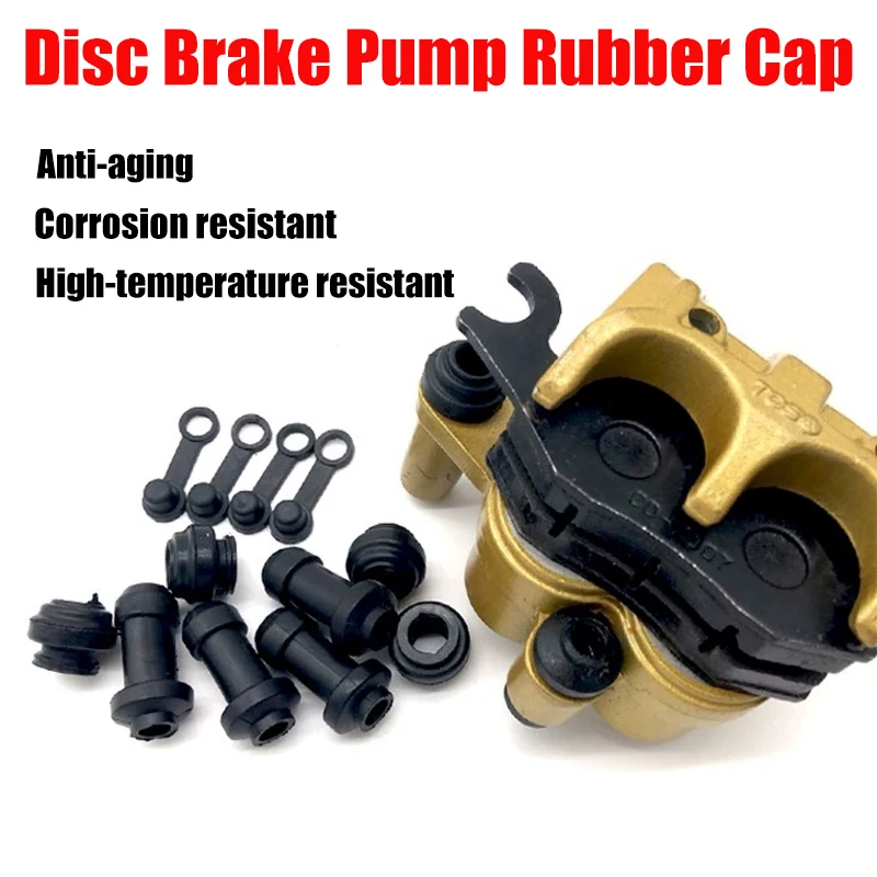 

Motorcycle Pump Rubber Components 3PCS/Set Brake Caliper Shock Absorber Dust Seals Waterproof Rubber Covers Motorcycle Parts
