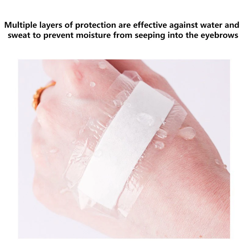 10PCS Eyebrow Tattoo Protector Stickers Film Makeup Professional Protective Sticker Tape For Permanent Makeup Eyebrow Accessory - view 3