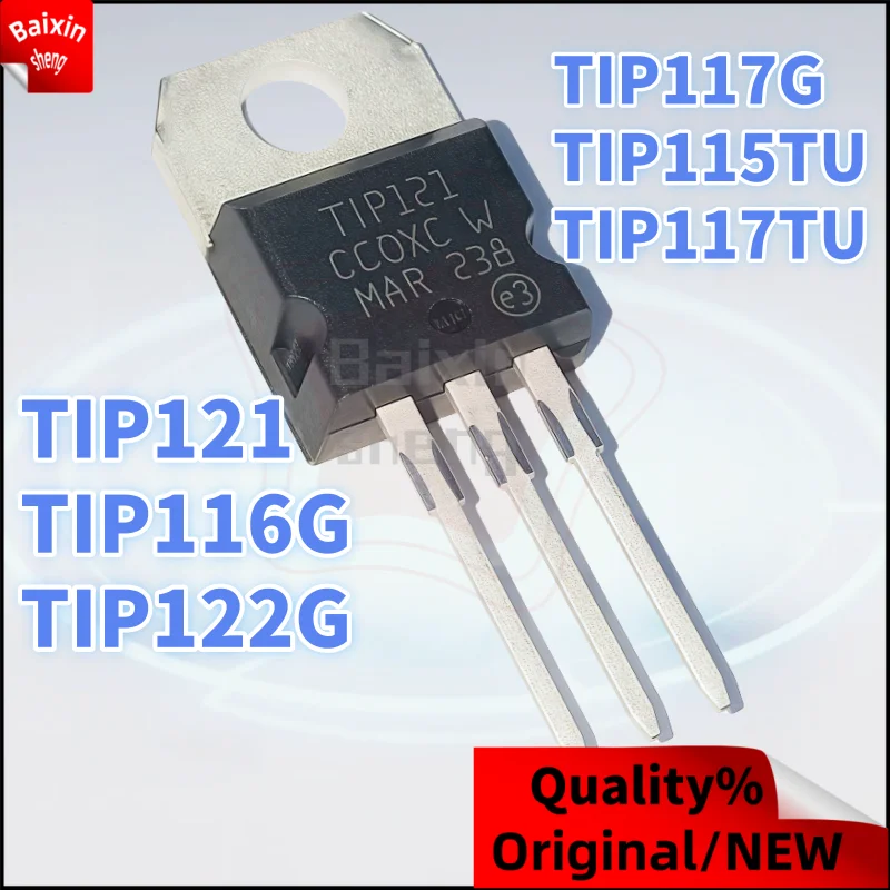 

10 шт. новый 100% качество TIP115TU TIP115 TIP116G TIP116 TIP117TU TIP117 TIP117G TIP121 TIP122G TIP122 TO-220