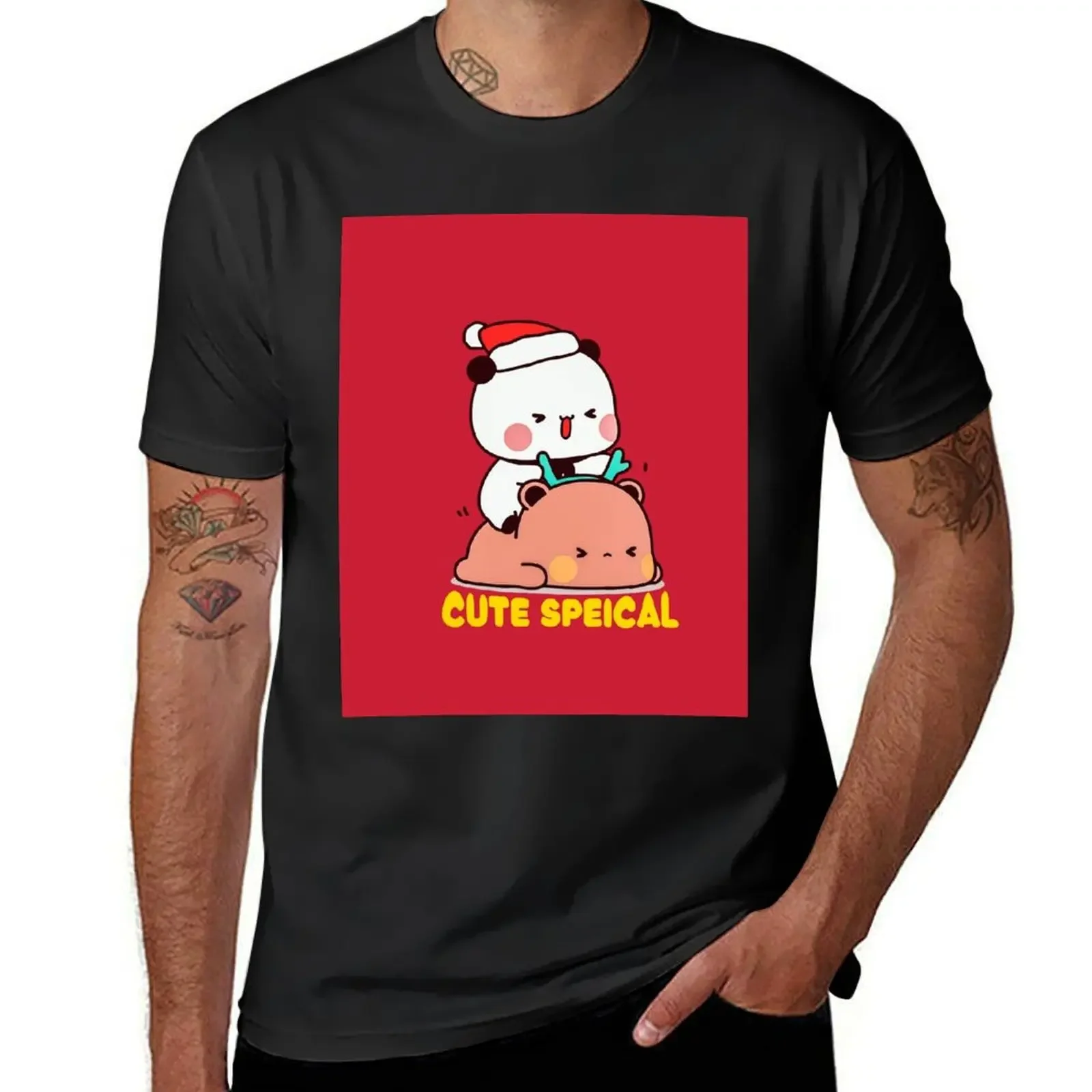 

Bubu Dudu Xmas Cute Speical: Celebrate the Holiday Season with This Adorable and Humorous Design Graphic T-Shirt