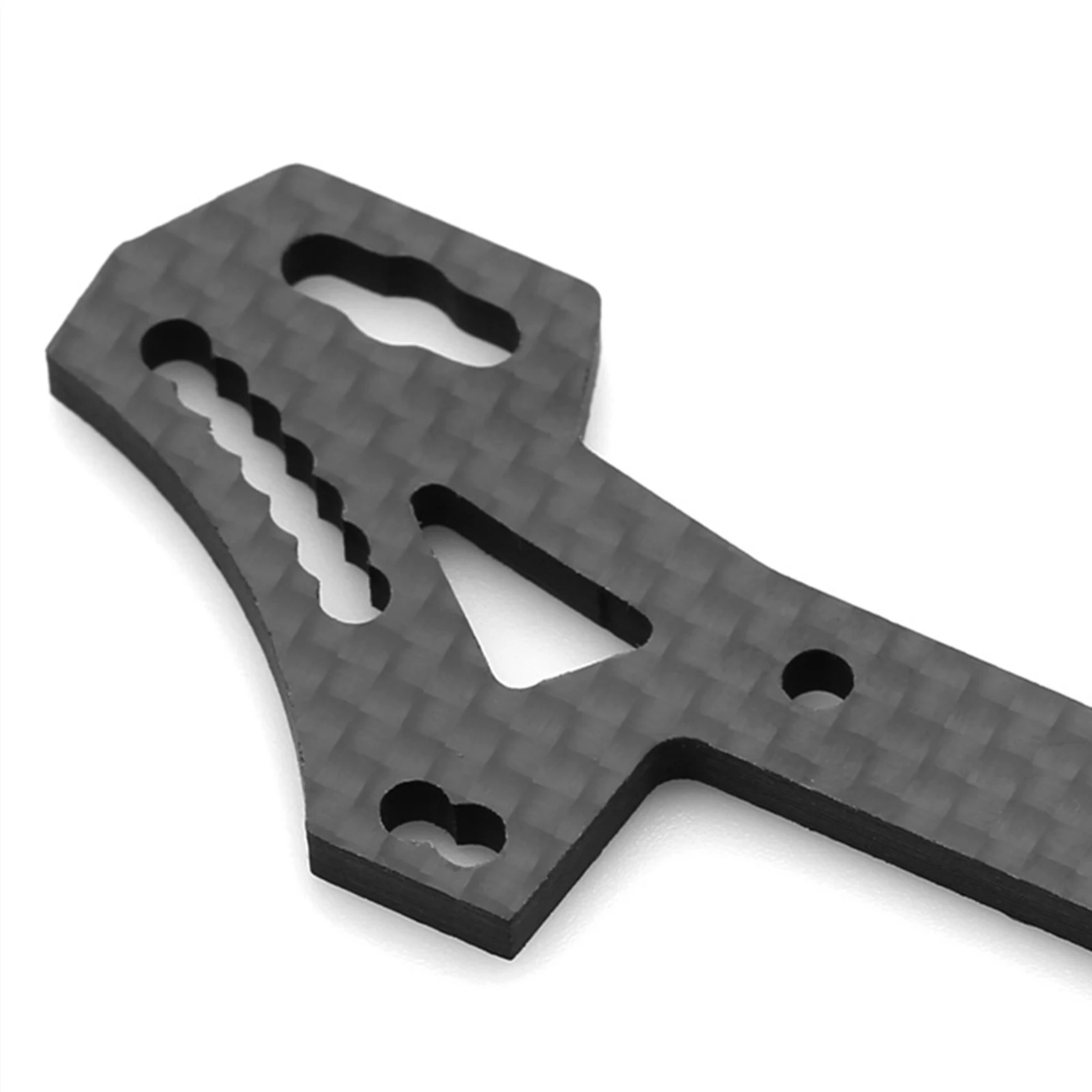 Placa de torre de choque frontal de fibra de carbono X18A-2X para Tamiya TT02 TT-02 1/10 RC, piezas de mejora de coche, accesorios