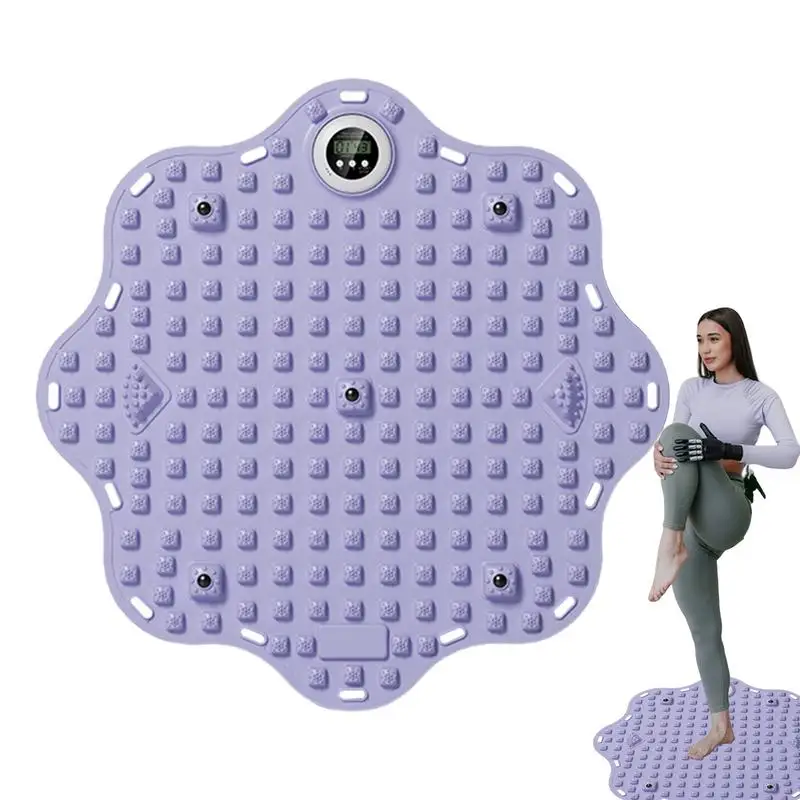 

Magnetic Foot Mat Intelligent Counting Anti Fatigue Walk Stone Acupoint Mat TPE Ergonomic Reflexology Mat For Walking Embedded