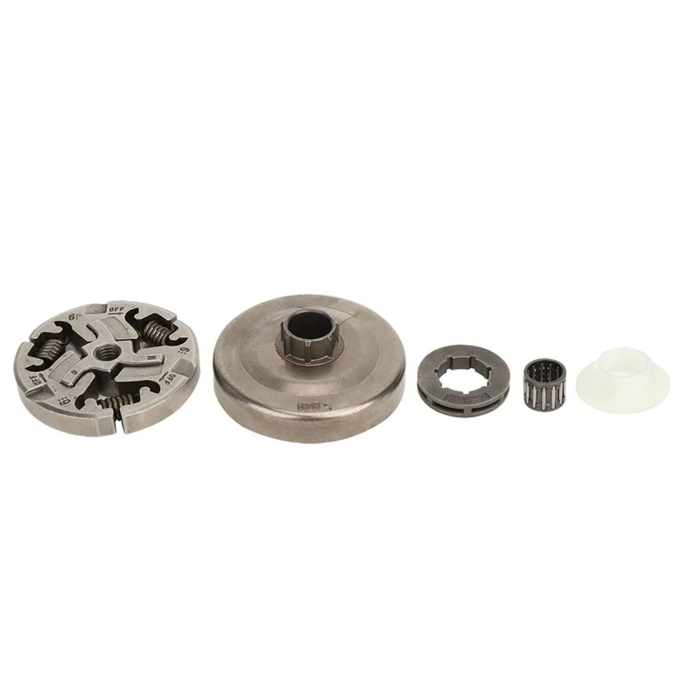 7 Teeth Clutch Drum Rim Sprocket Kit Metal 7 Clutch Chainsaw Clutch Kit Easy to Install for Husqvarna 355 357 357XP 359 EPA
