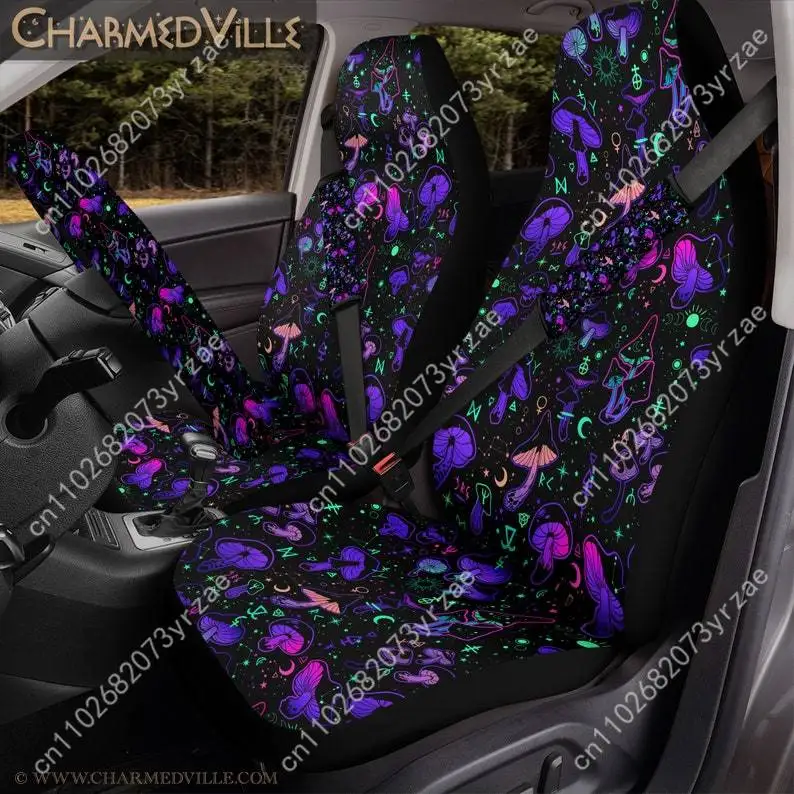 

Witchy Car Seat Covers Universal Environmentally Friendly Interior Decorations Comfortable and Breathable Car Seat Covers