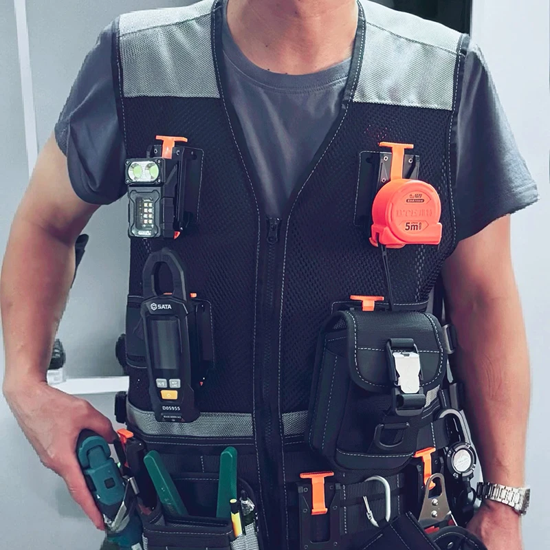 أداة محمولة سترة سعة كبيرة أداة تخزين سترات أدوات الأجهزة الكهربائية المنظم حقيبة أدوات متعددة الوظائف حقيبة التعبئة والتغليف