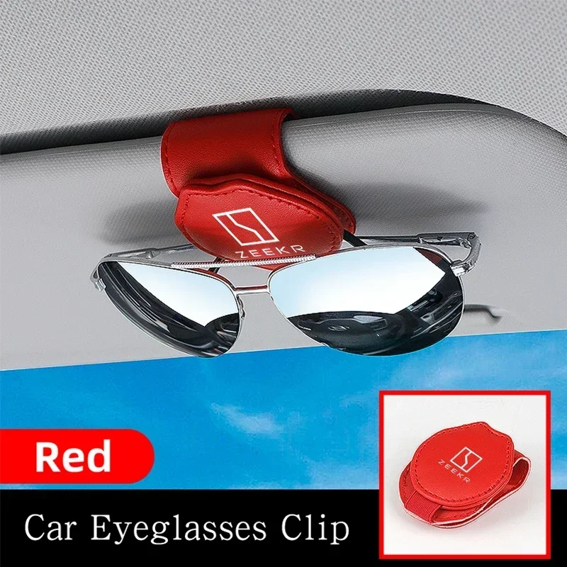 

Car Sun Visor Glasses Holder for Zeekr X 001 EV 009 Automobiles Parts Frame Auto Fastener Clip Glasses Ticket Document Holder