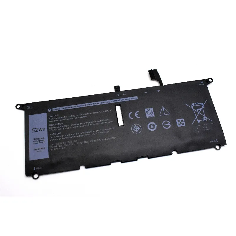 DXGH8 Laptop Battery for DELL XPS 13 9370 9380 5390 5391 DXGH8 HK6N5 P82G 7.6V-52Wh High-quality