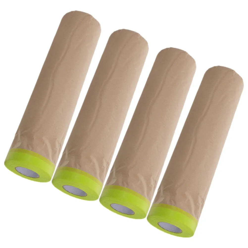 

4 Rolls Multipurpose Self Adhesive Masking Film for Car Motorcycle Automotive Airbrush Graphics Stencil Making Cutting Templates