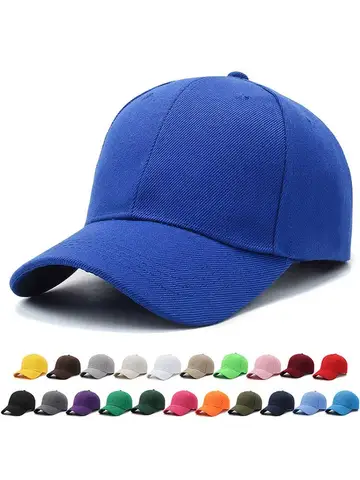 Unisex Cap Casual Plain Baseball Cap Adjustable Snapback Hats For Women Men Hip Hop Cap Street Dad Hat