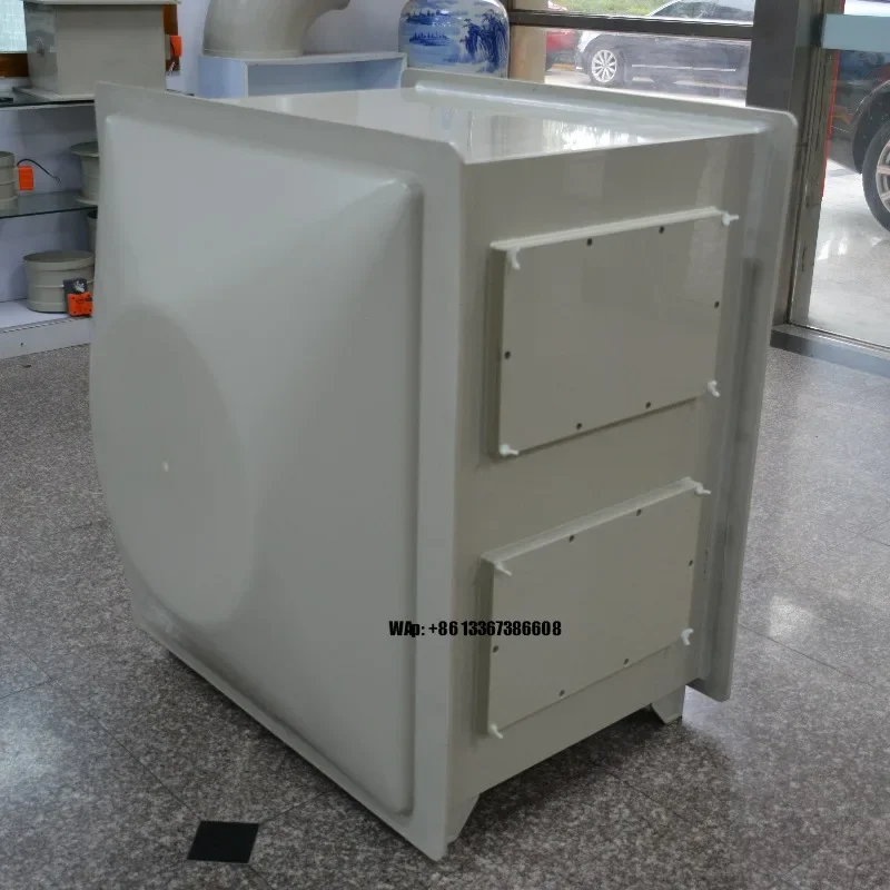 Small Activated Carbon Filter Box Dry Acid Mist Purifier 90% Efficiency 400kg