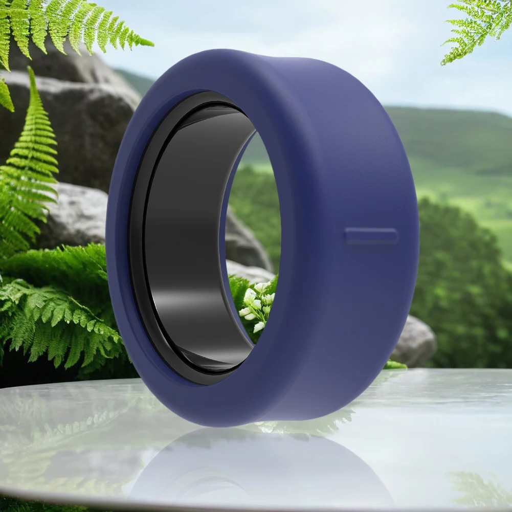 Capa Elástica Macia para Samsung Galaxy Ring, Capa Protetora de Silicone Anti-Scratch, Anti-Drop, Tamanho 5-13