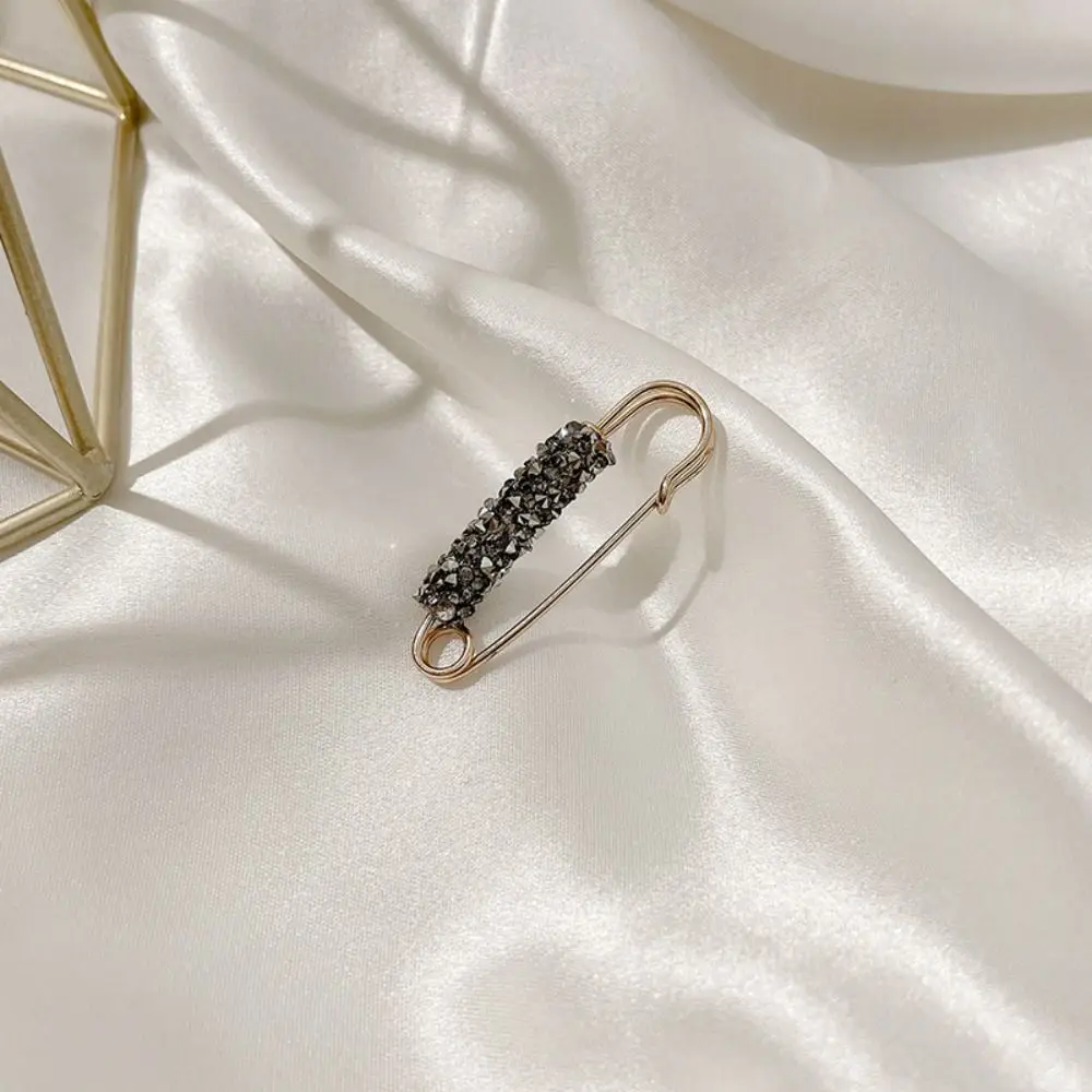 Пряжка на талию, полная пряжка для шелкового шарфа со стразами, корейская пряжка, булавка для свитера, брюк, затягивающая булавка для пояса, женская брошь