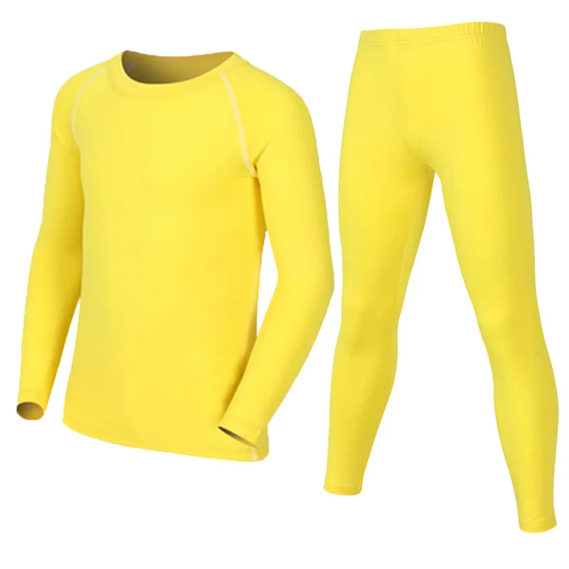 Children Kid Boy Girl Conmproression Skiing Underwear Set Fitness Ski Snowboarding Sport Running Hiking Exercise Jogging Suit 19