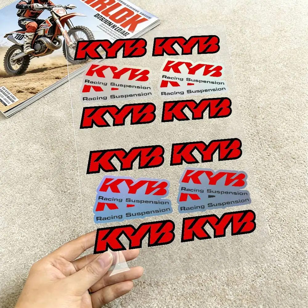 

Лазерные светоотражающие наклейки для мотоциклов Kyb, 3M, предупреждающие о безопасности в темноте, для шлемов скутеров