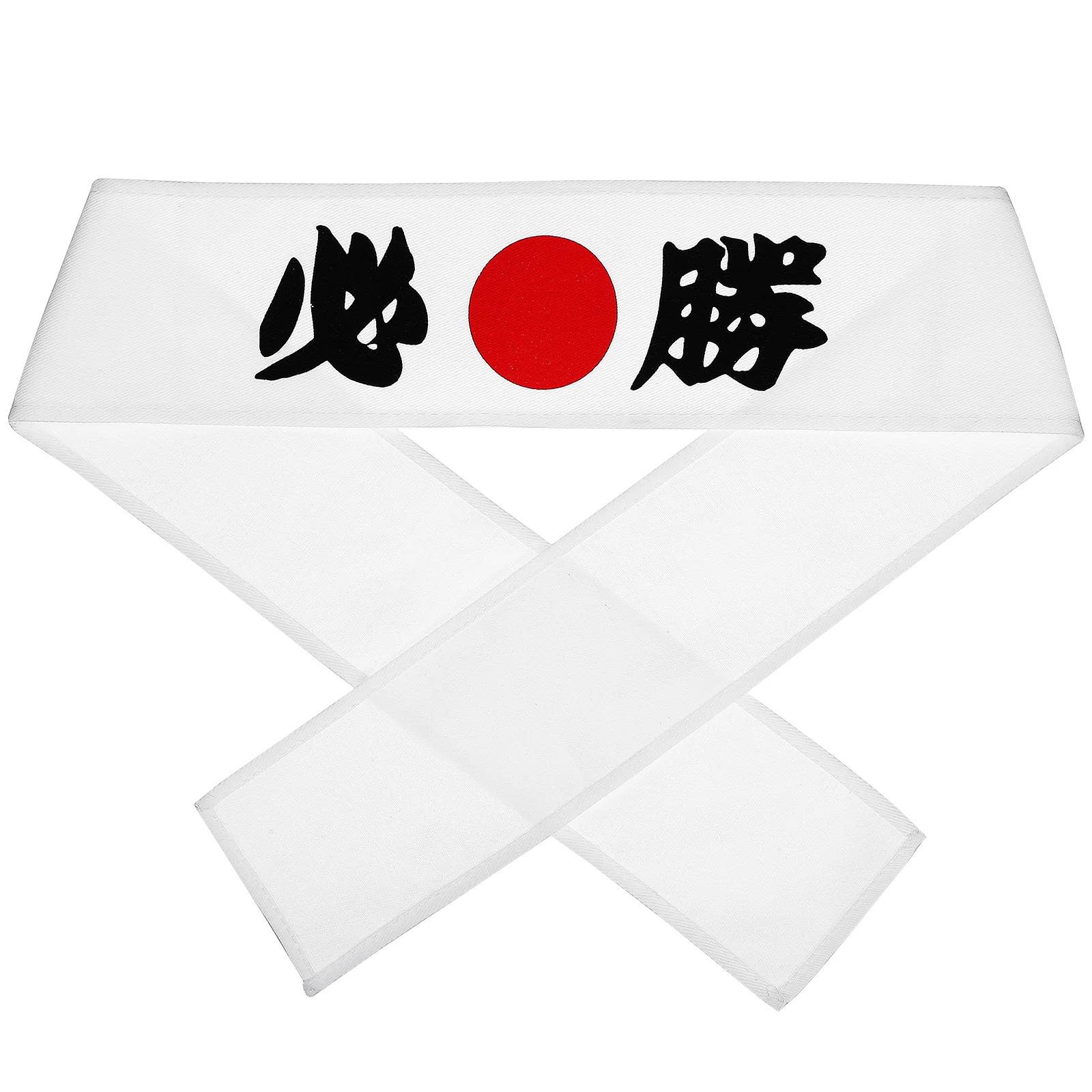 Faixas de cabeça de sushi marcial branco bandana-headband (must win) lenço de sol largo japão samurai japonês esportes homem