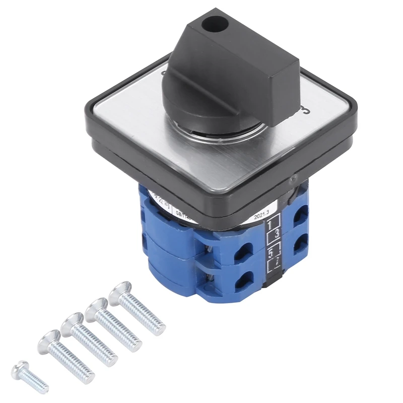 

A33Z-660V 20A переключатель 4-позиционный 2-полюсный поворотный переключатель универсальный поворотный кулачковый переключатель электродвигатель реверсивный переключатель