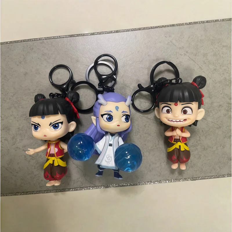 

Ne Zha The Devil'S Pendant Ao Bing Keychain Multiple Styles Anime Action Pendant Classic Collectible Gift Series Ornaments