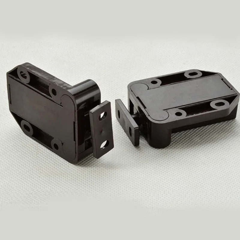 ABRE-6-Pack Non magnetico Push To Open Catch Lock Cassetto Cabinet Catch Press Latch Armadio Camera da letto