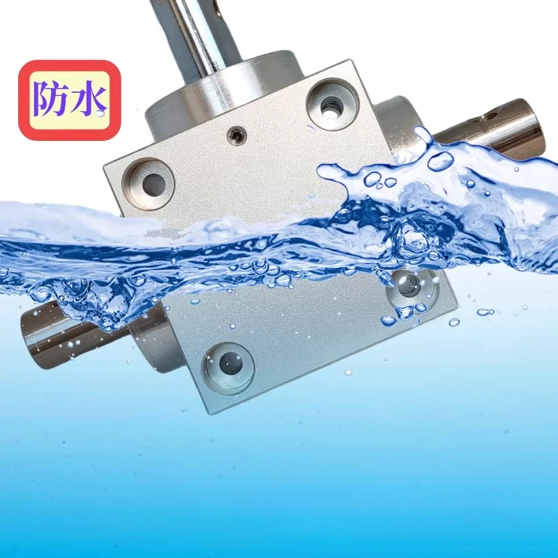 Waterproof Right Angle Steering Gear Aluminum Hard Tooth Surface Gearbox 1.5 Mold 20 Tooth Horizontal Waterproof Commutator