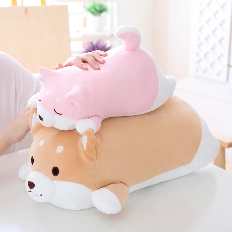 Weiche Akita Hund niedlich Shiba Inu Hund Plüsch tier gefüllt Kawaii Tier Cartoon Kissen schönes Geschenk für Kinder Baby Kinder gute Qualität