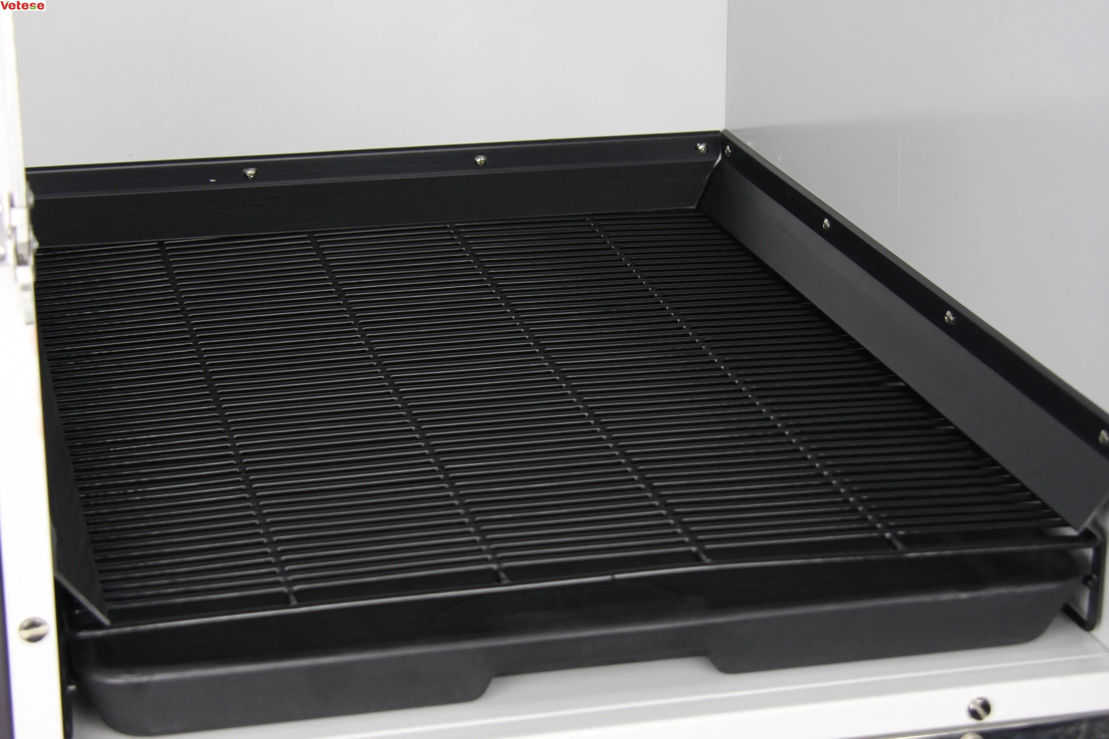 Jaula para perros modular de acero inoxidable para mascotas con paredes sólidas