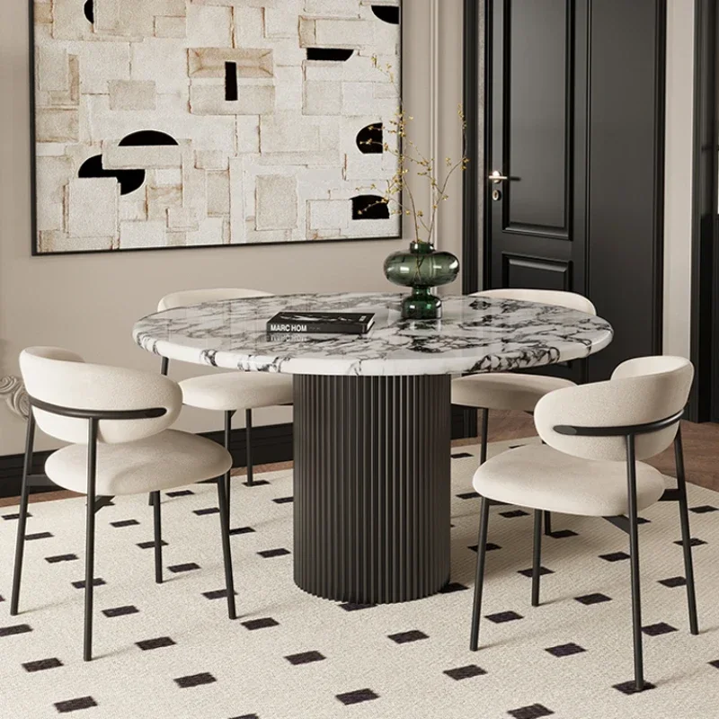 

Наборы обеденных столов, обеденный стол, ресторан, элегантный сервис, овальный сидячий прием, бесплатная доставка, Muebles, дизайнерский кофе