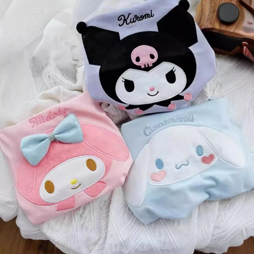 Anime Sanrios meine Melodie Kuromi Kinder Kurzarm Cinna moroll Jungen Mädchen Cartoon Baumwolle T-Shirt Mode Sommer Tops Kinder kleidung