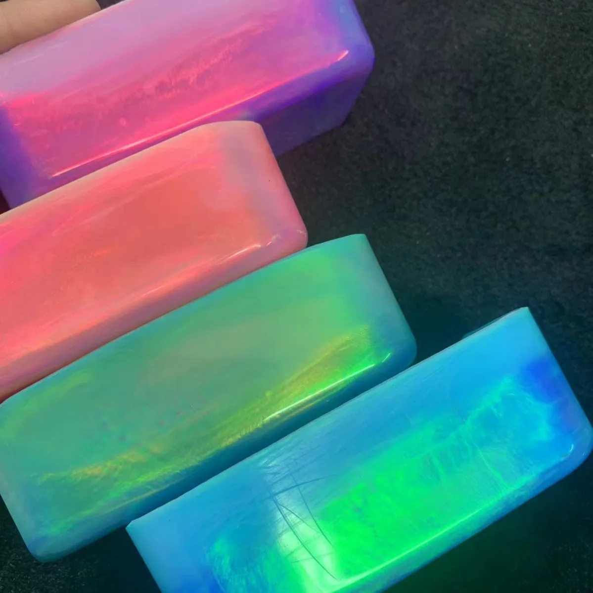 

120Grams/Lot Aurora Opal Rough OLP301 Artificial Opal Original Raw Material