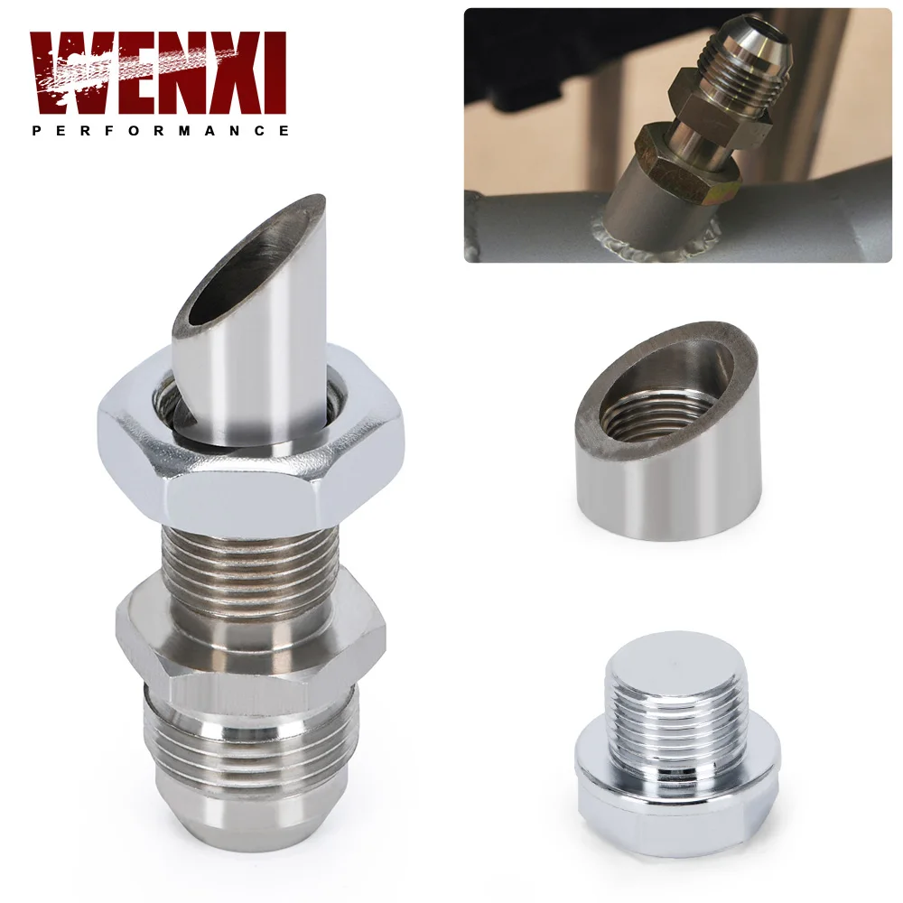 Stainless Steel Exhaust Vacuum Kit Catch Can Vent E-VAC Scavenger Kit includes T304 SS E-VAC fitting WX-ESS01