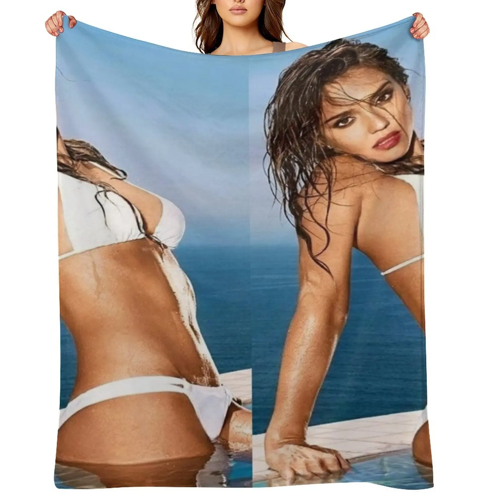 

jessica alba sexy Throw Blanket anime cosplay anime Summer Blankets Sofas Of Decoration Blankets