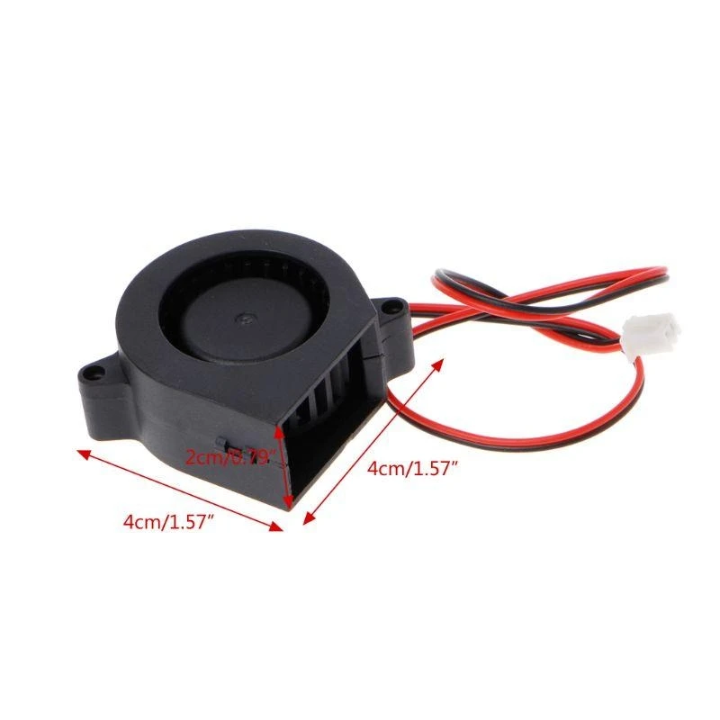 K0EA 40mmx20mm Blower Fan 24V 4020 Sleeve Bearing DC Brushless Cooling Fan 2 Pin 28cm Cable for 3D Printer Accessories
