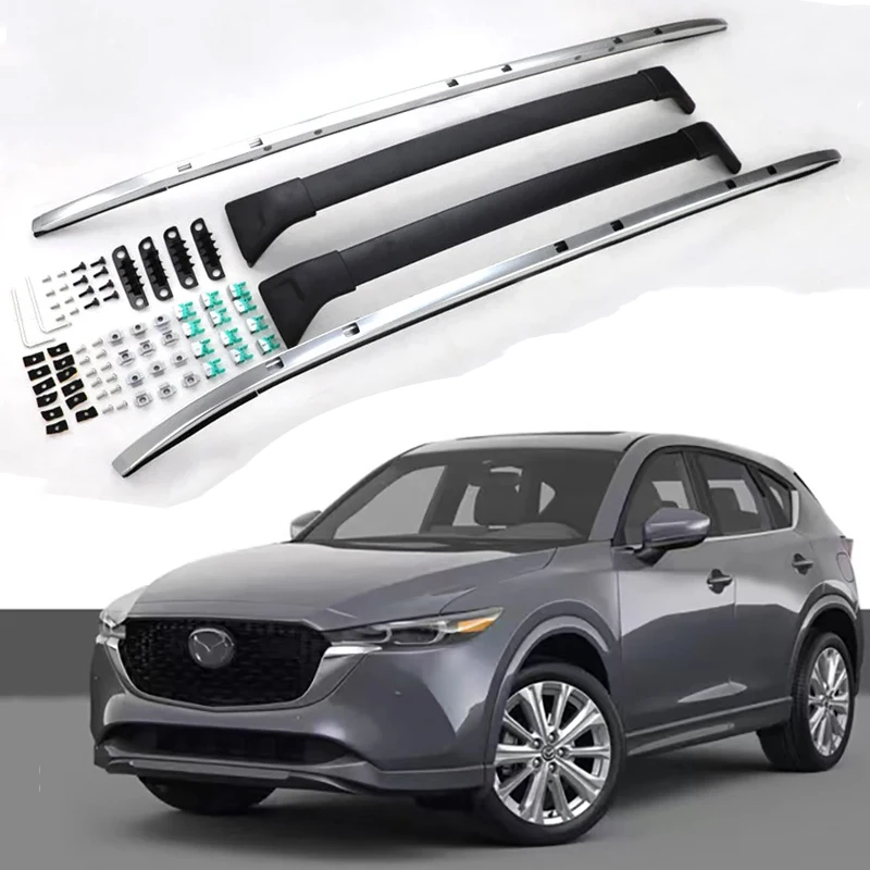 

OEM Style Car Roof Rack For Mazda CX-5 CX5 2016-2024 Rails Bar Luggage Carrier Bars top Cross bar Rack Rail Boxes Aluminum Alloy