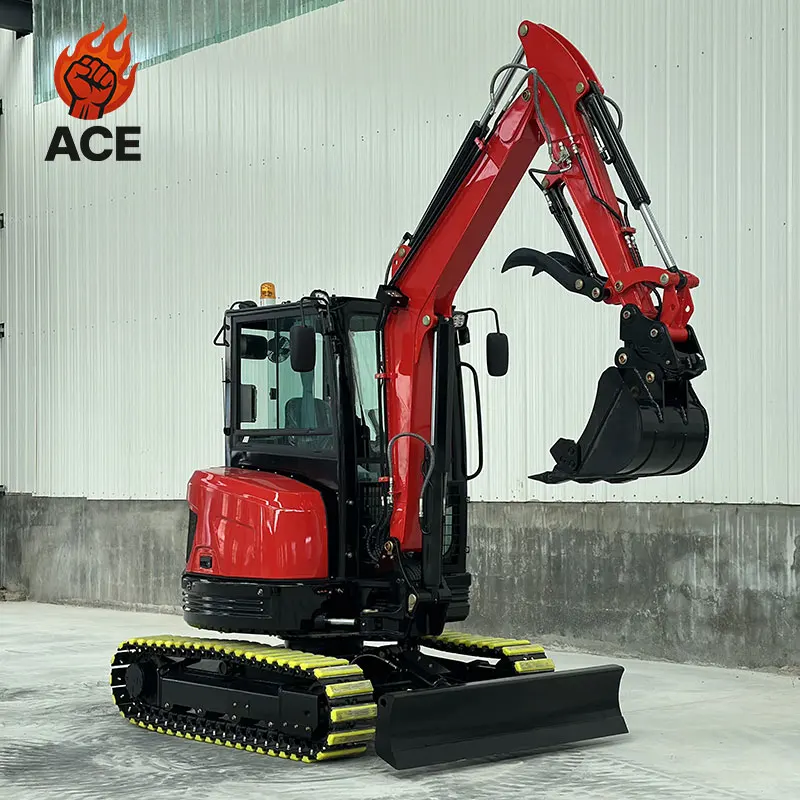 

EPA 4 ton mini digger bagger KUBOTA engine customized 1 ton 2 ton mini excavator Farm use mini excavator 3.5 ton