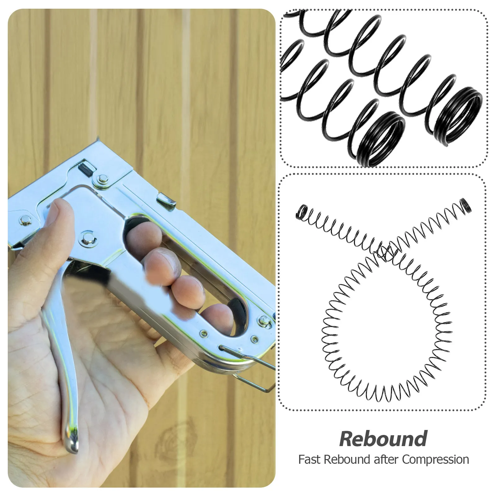 

5Pcs Metal Springs for Nailer Upgraded Carbon Steel Pusher Spring Replacement No More Misfires Nailer Parts