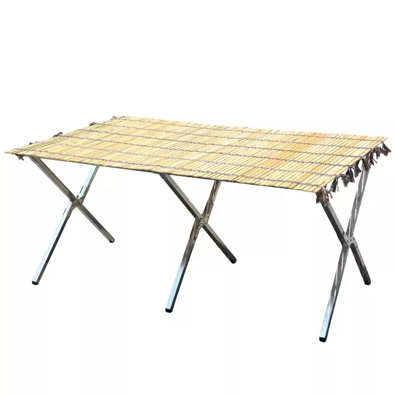 Set up floor stall shelves, set up stall artifacts, folding tables, multifunctional shelves, thickened bamboo mats