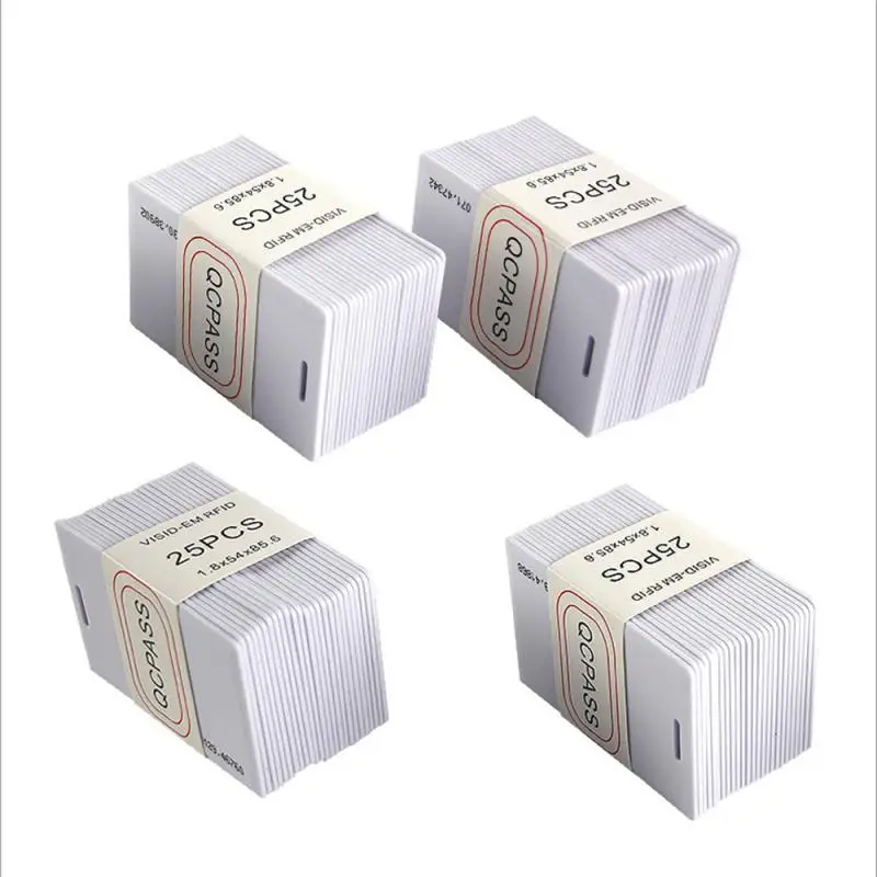 1 ~ 10PCS 1/125 tiens z T5577 RFID Clamshell Proximité H-ID optique Pur Blanc Carte 125khz PROX II Clamshell Carte