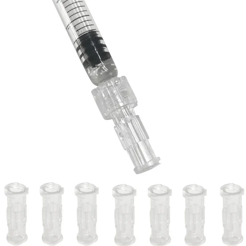 

Syringe Coupler Connector Transparent Female to Female Luer Lock Sterile Individual Packaging 10/20/50pcs