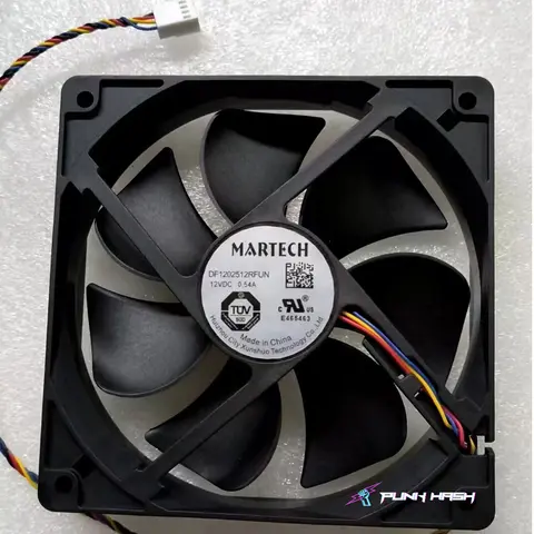 2PCS Canaan Avalon Q Cooling Fan DF1202512RFUN 12V Replacement Miner Fan for Avalon Q Bitcoin ASIC Miner Spare Parts