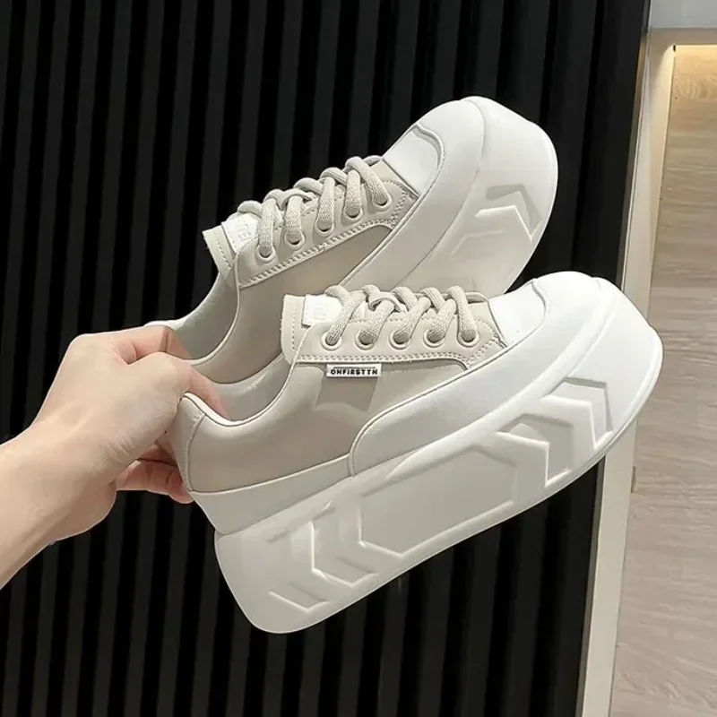 College Style Sneakers All-match White Platform  Shoes Women Vulcanize Shoes Casual Shoes Women Comfortable Breathable Tennis