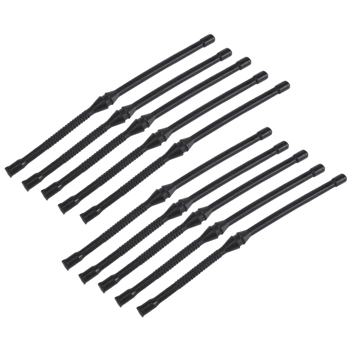 10X Black Fuel Hose Pipe for Chinese Chainsaw 4500 5200 45Cc 52Cc 58Cc MT-9999 Plastic Fuel Hoses Pipes Tool Part Vogue